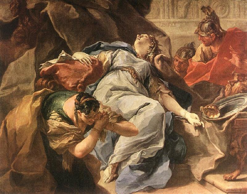 PITTONI, Giambattista Death of Sophonisba g china oil painting image